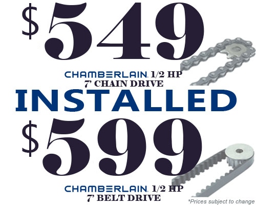 Garage Door Openers Starting from $549 Installed by Flawless Doors