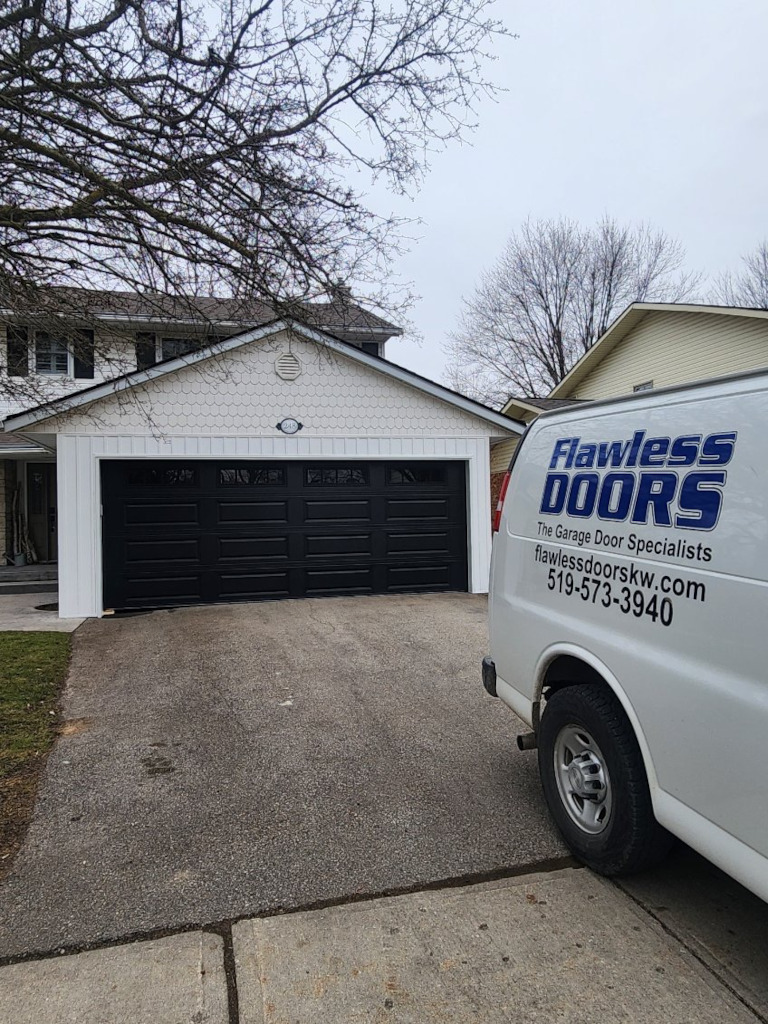 Residential and Commercial Garage Doors installed by Flawless Doors in Cambridge Ontario.