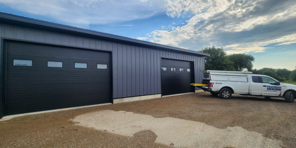 Residential and Commercial Garage Doors installed by Flawless Doors in Waterloo Ontario.