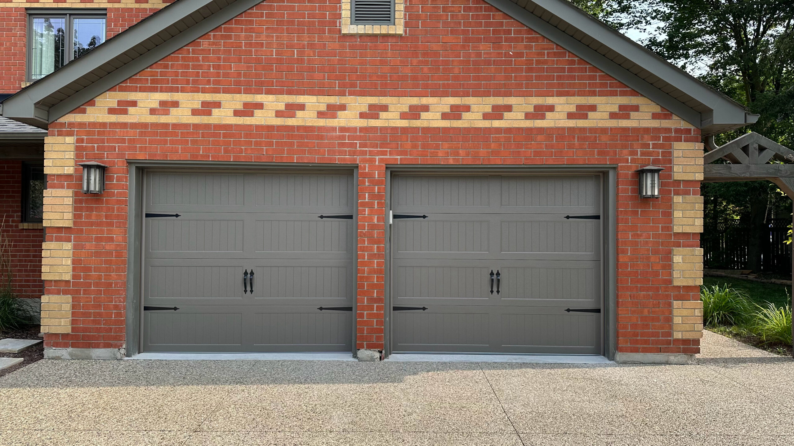 Garage door installation completed by Flawless Doors in Waterloo Ontario.