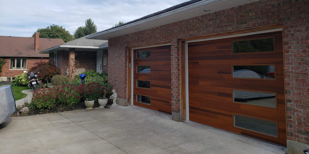 Garage door repair completed by Flawless Doors in Kitchener Ontario.